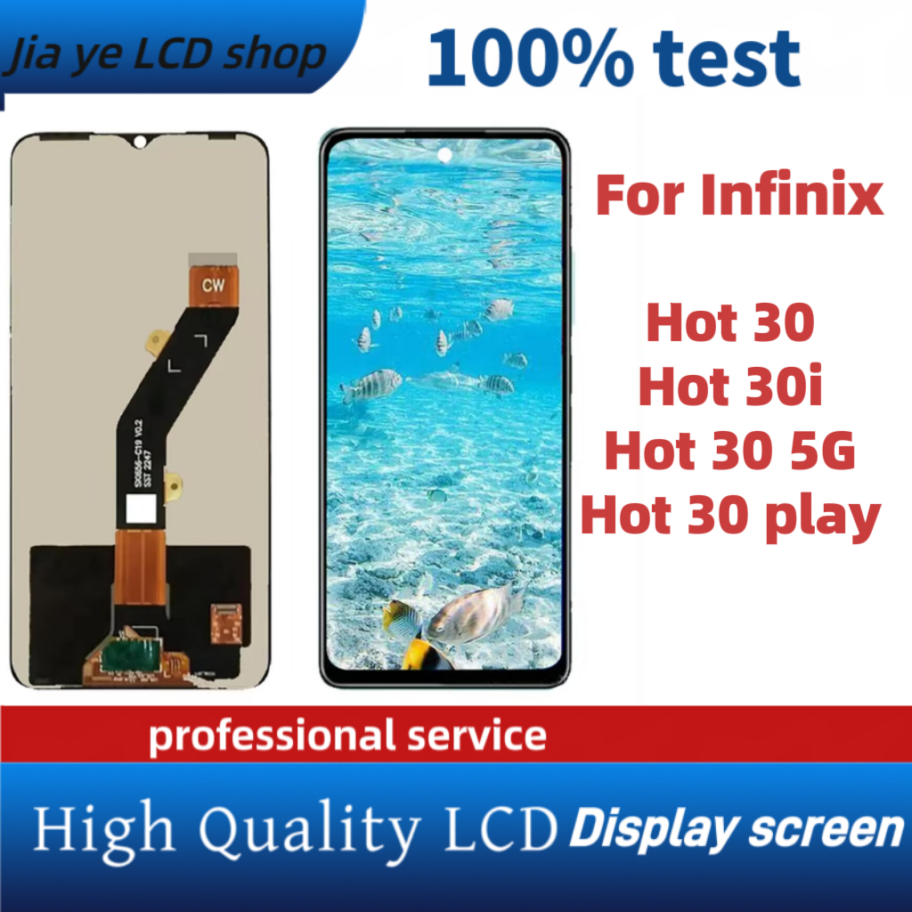 สําหรับ infinix Hot 30 X6831 Hot 30 เล่น NFC Hot 30i Hot 30 5G X669 X669C X669D X6832 X6835 X6831 จอ