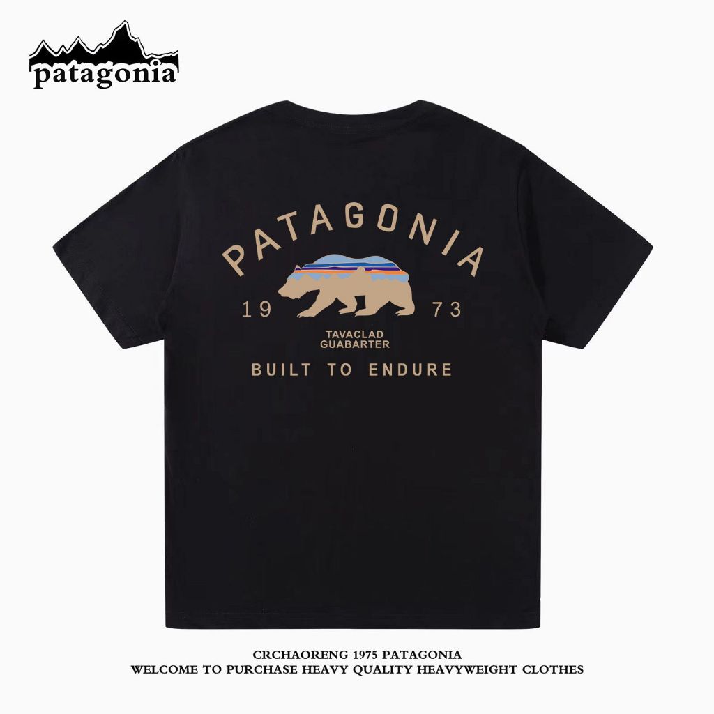 เสื้อยืดพิมพ์ลาย Patagonia Outdoor Wildlife ยอดนิยมแขนสั้น Unisex