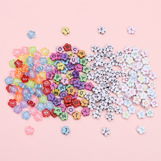 10 มม.100pcs/bag อะคริลิคสีทึบโปร ่ งใสห ้ ากลีบดอกไม ้ ตัวอ…