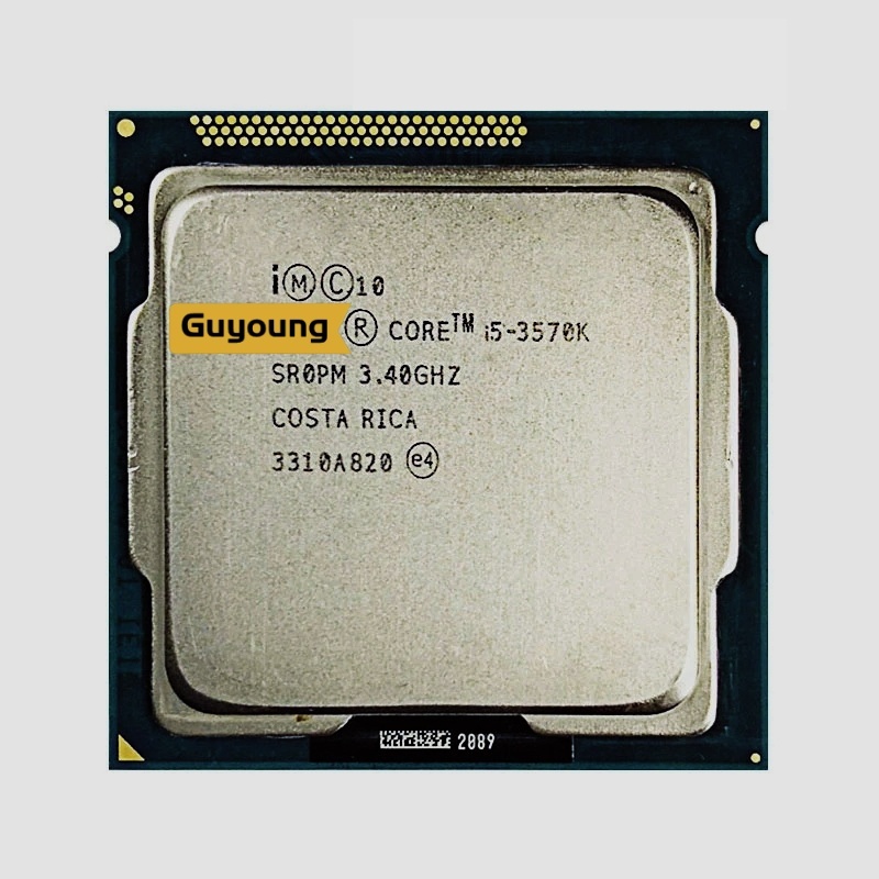 Yzx Core i5 3570K i5-3570K 3.4 GHz ใช ้ Quad-Core Quad-Thread CPU โปรเซสเซอร ์ 6M 77W LGA 1155