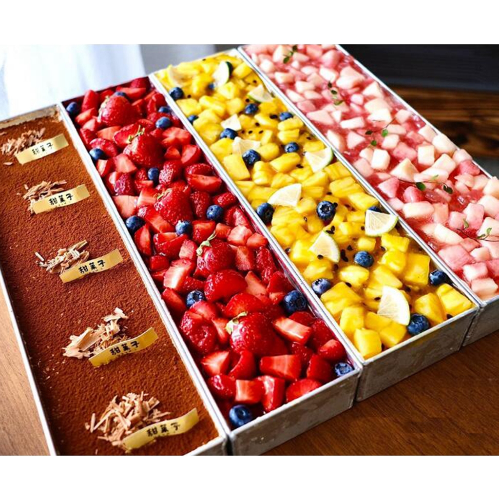 [ เรียบง ่ าย ] กระทะชีสเค ้ กอลูมิเนียม , กระทะเค ้ กสี ่ เหลี ่ ยมผืนผ ้ า , กระทะ Tiramisu วันเกิดแบบไม ่ ติด