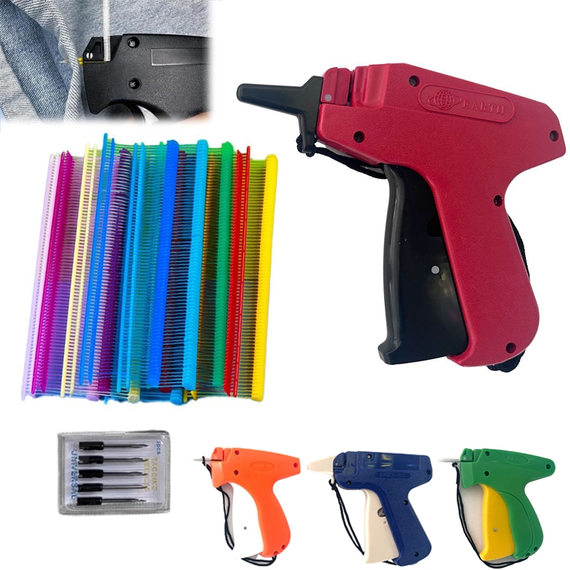 Stitchy Micro Stitch Gun สําหรับเสื้อผ้า Stitchy Quick Clothing Fixer, Mini Quick Repair Garment Sewing Machine, Tragging Gun สําหรับเสื้อผ้าที่มี 1000 Colurful Micro Fasteners 6 เข็ม