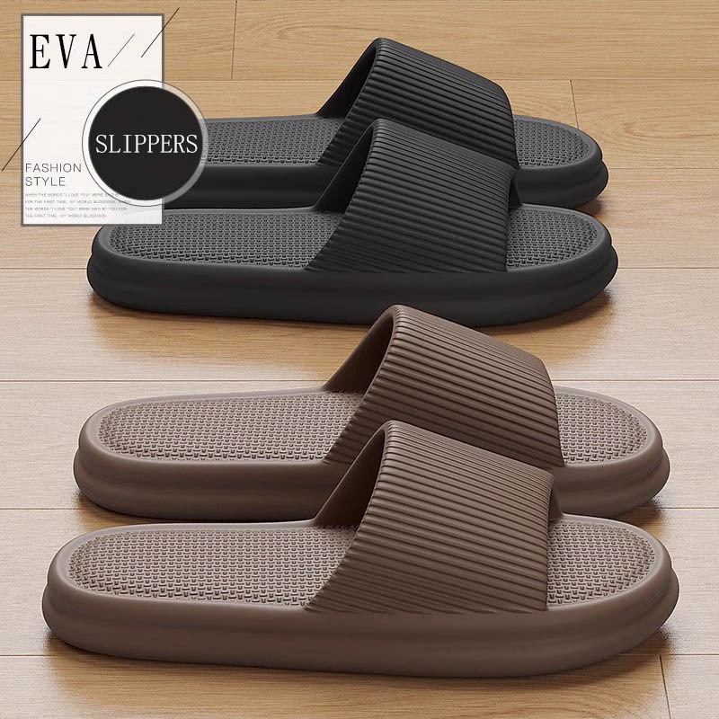 อีวา รองเท้าแตะน้ําหนักเบาสําหรับรองเท้าแตะคีบในห้องน้ําแบบนุ่มในร่มรองเท้าแตะกันลื่นแห้งเร็ว