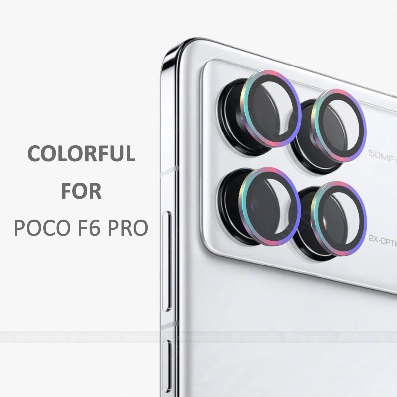 สําหรับ Xiaomi Poco F6 Pro ป ้ องกันเลนส ์ โลหะและกระจกนิรภัย