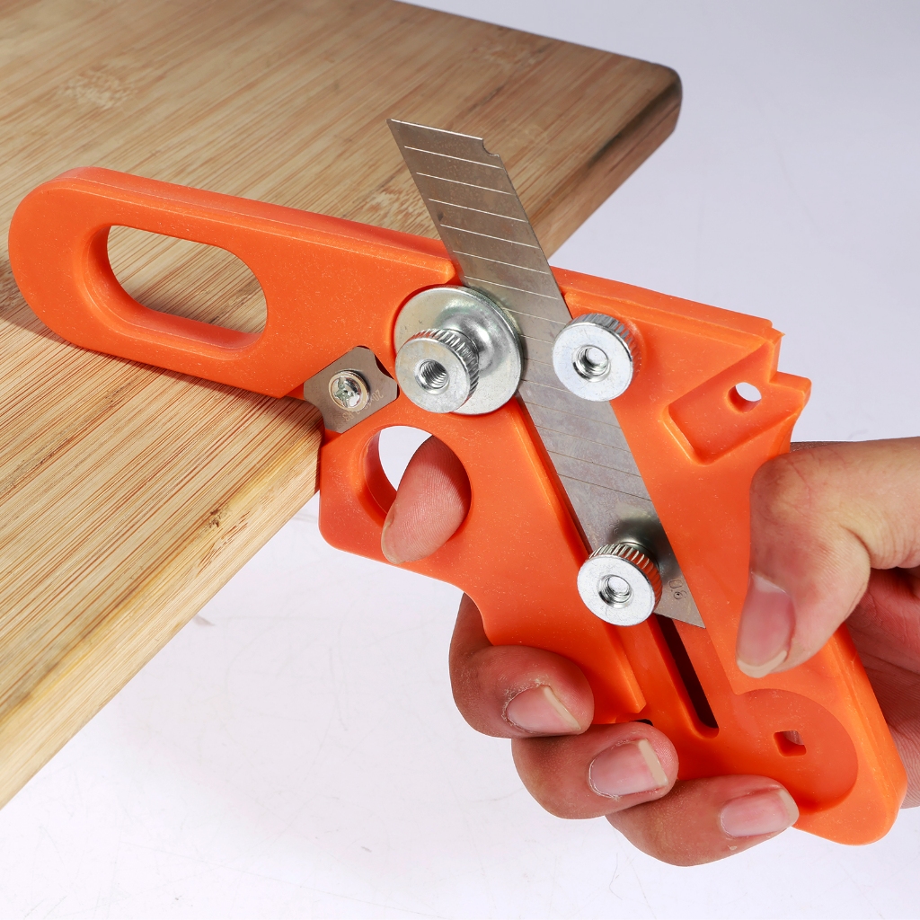 คู่มือขอบ Banding Trimmer Veneer Edge Trimmer งานไม้ Chamfering Planer ไม้ Chamfering Rounding Scrap