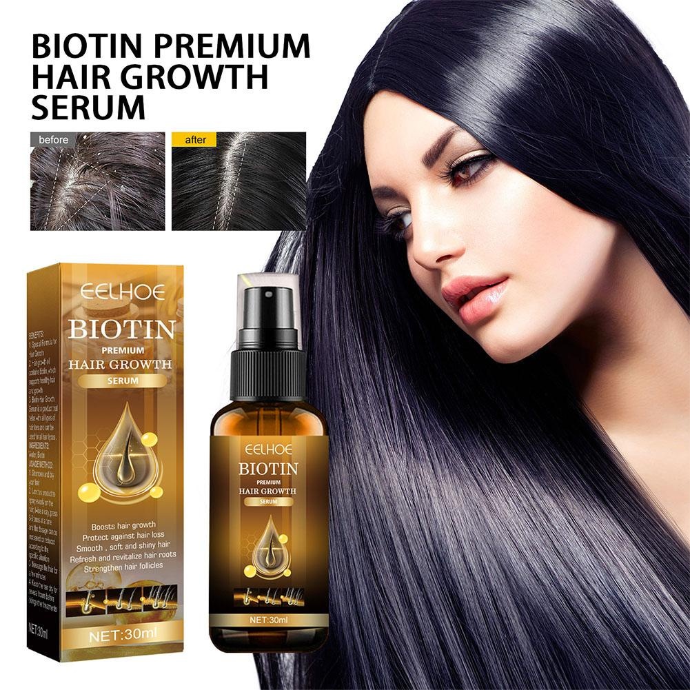 Biotin Hair Growth Spray Hair Care Hair Hair Solid Hair Repair Strong Anti-fall Spray Hair Root Repair