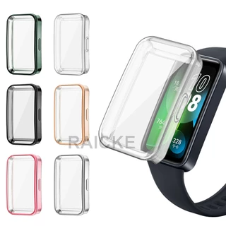 เคสTPUแบบนุ่มคลุมทั้งหมดซิลิโคนปกป้องหน้าจอสําหรับHuawei Band 11 pro 10 9 8 7 6