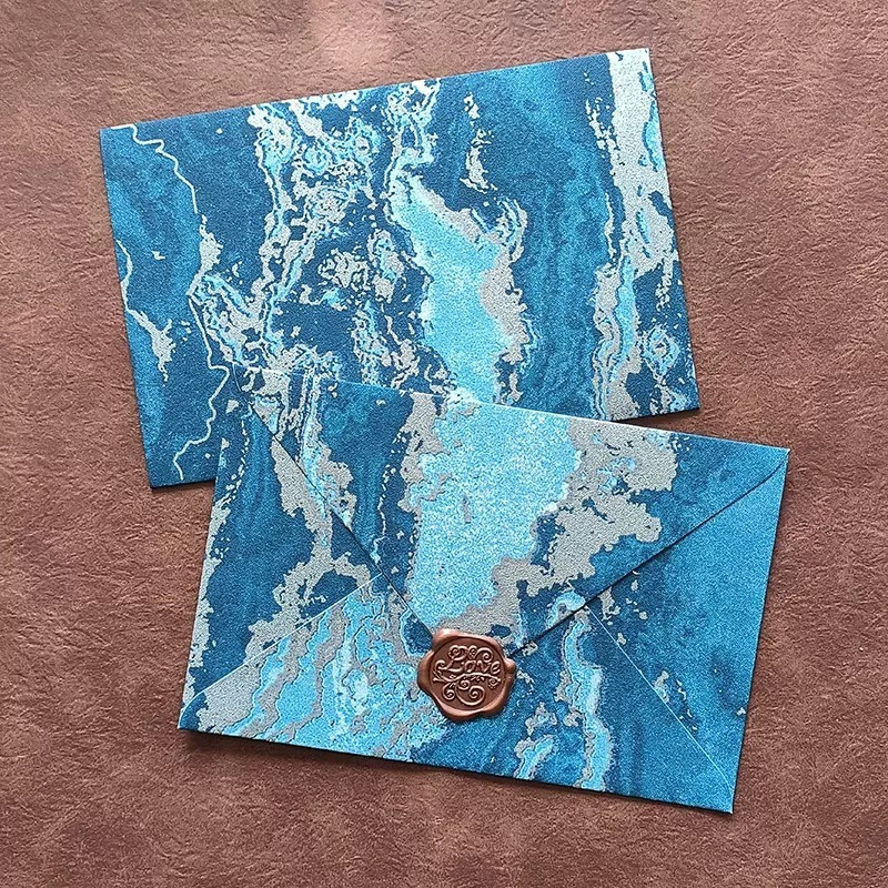 Simple Gilt นูนซองจดหมาย Vintage กระดาษคราฟท์จดหมายแผ่นแสตมป์ซีลสติกเกอร์ DIY คริสต์มาสปีใหม่ของขวัญห่อการ์ดเชิญงานแต่งงานโปสการ์ดปกเครื่องเขียน - รูปที่ 4