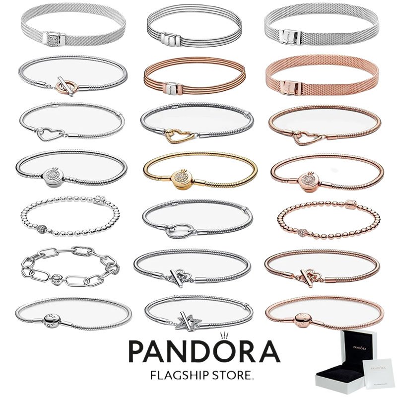 2024 แหวนหัวใจเงินสเตอร์ลิง 925 คุณภาพสูงจากแพนดอร่า เครื่องประดับดาวสำหรับผู้หญิง เหมาะสำหรับของขวัญ DIY สร้อยข้อมือเสน่ห์สำหรับผู้หญิง สร้อยข้อมือแพนดอร่า