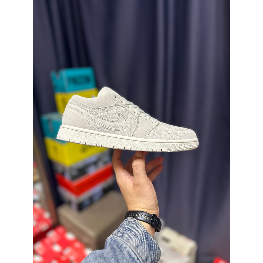 Air A/J1 Low A/J 1 Joe 1 Earth Grey Low-Top Culture รองเท้าผ้าใบลําลอง FQ3055-100