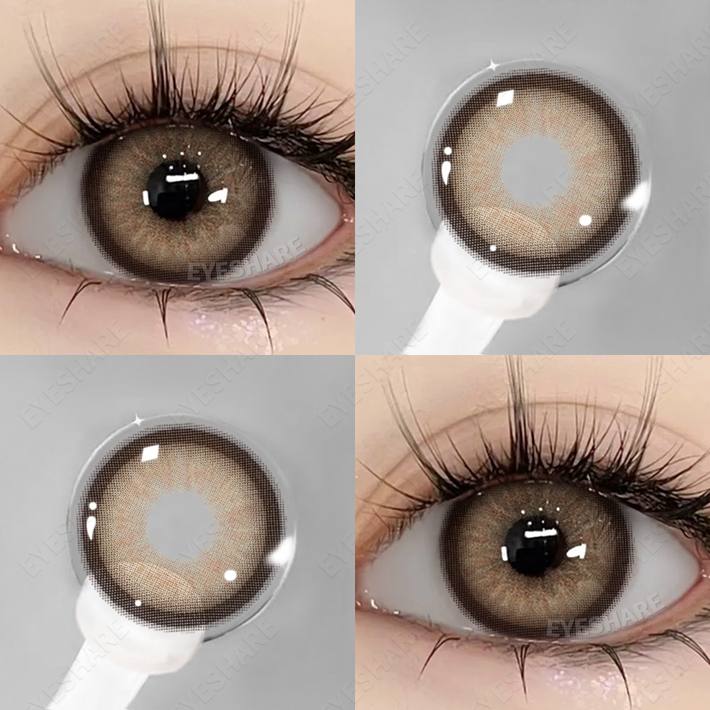 คอนแทคเลนส ์ Eyeshare ASURA BROWN 14.5 มม . 1 คู ่ คอนแทคเลนส ์ ตาใหญ ่ สบายเลนส ์ สีธรรมชาติ