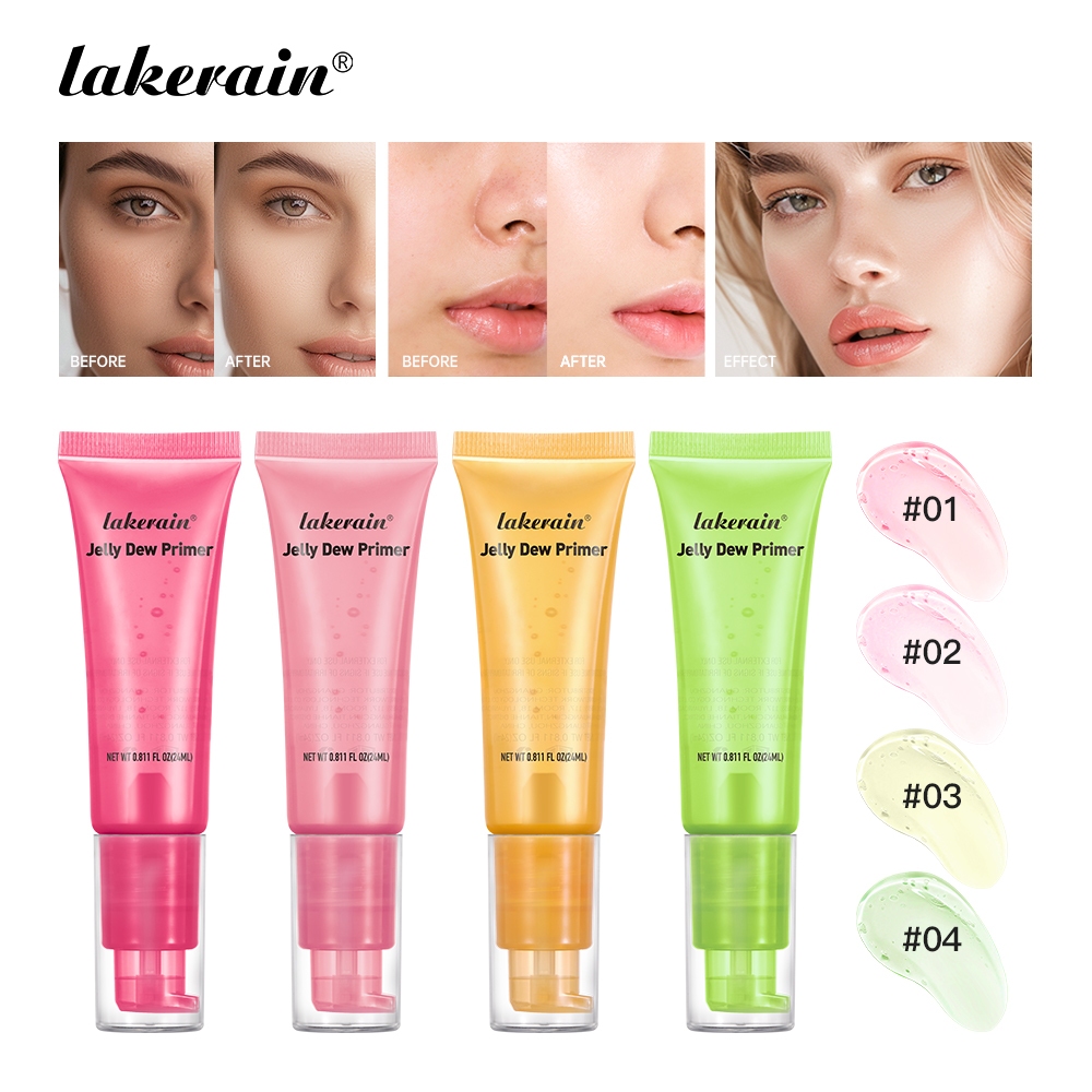 Lakerain Jelly Dew Primer แต ่ งหน ้ าเจล-Based & Hydrating Face สําหรับผิวเรียบเนียน Gripping Moisturizer Facial Make up