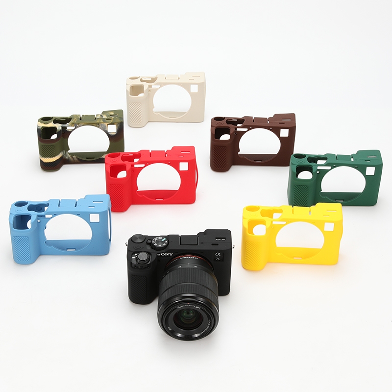 สําหรับ Sony A7C II A7CII A7C Mark II A7C2 /A7CR ยางซิลิโคนกรณี Body Cover Protector