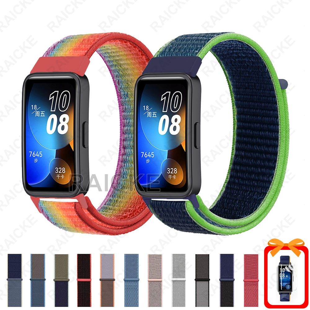 สายนาฬิกาไนล่อนนุ่มระบายอากาศ Huawei Band 10 9 8