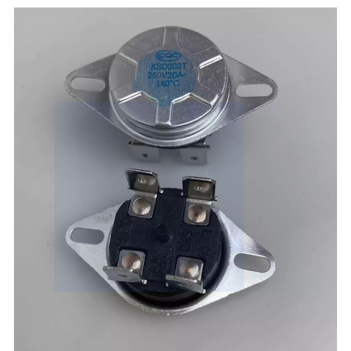 250V20A Ksd302x 140 KSD306X องศารอบสวิตช์เทอร์โมสตัทน้ํา ttc