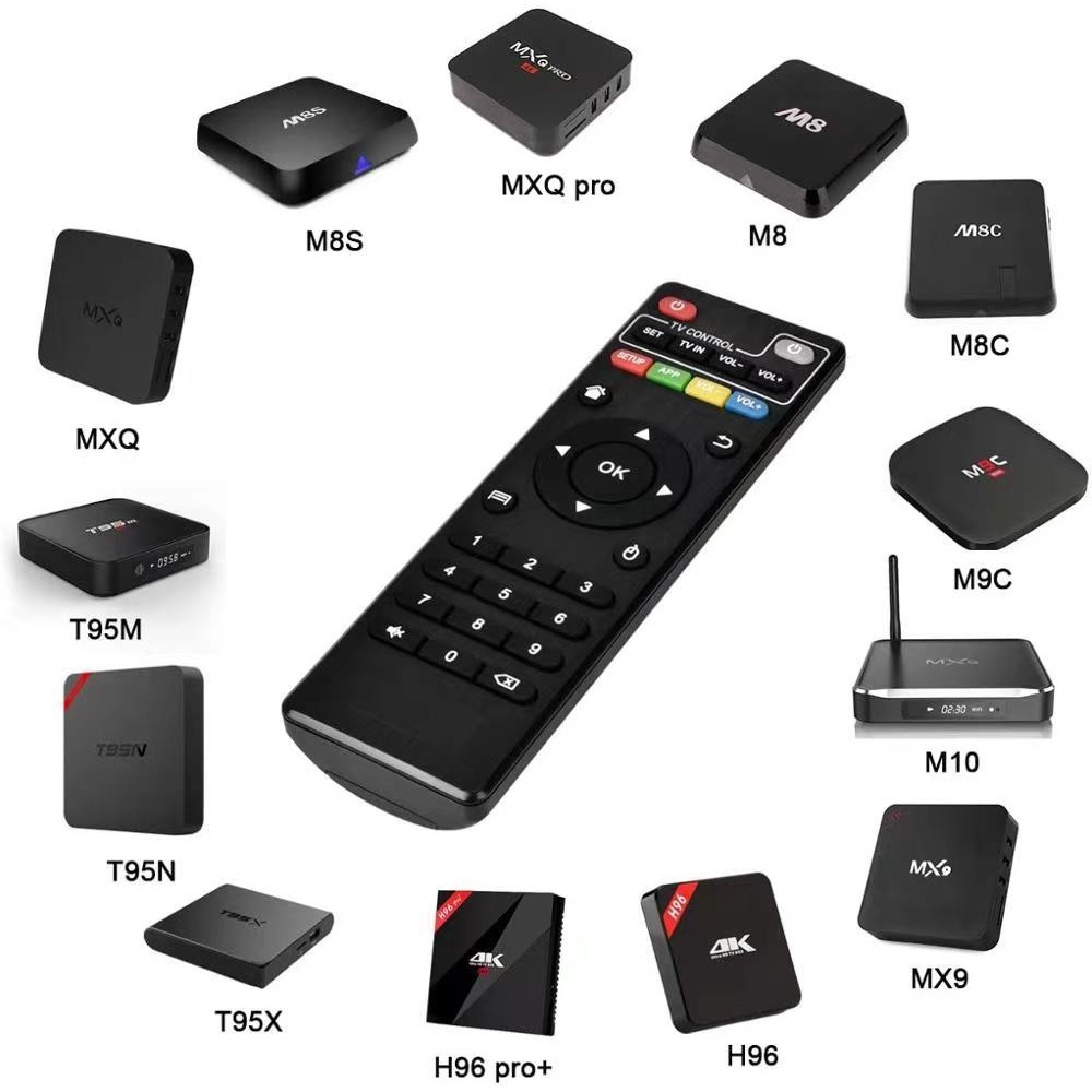 🔥Remote รีโมตคอนโทรล สําหรับกล่องทีวี 4K Android Ultra HD TV Box FOR MXQ / MXQPRO  H96 Pro  M8N / M8