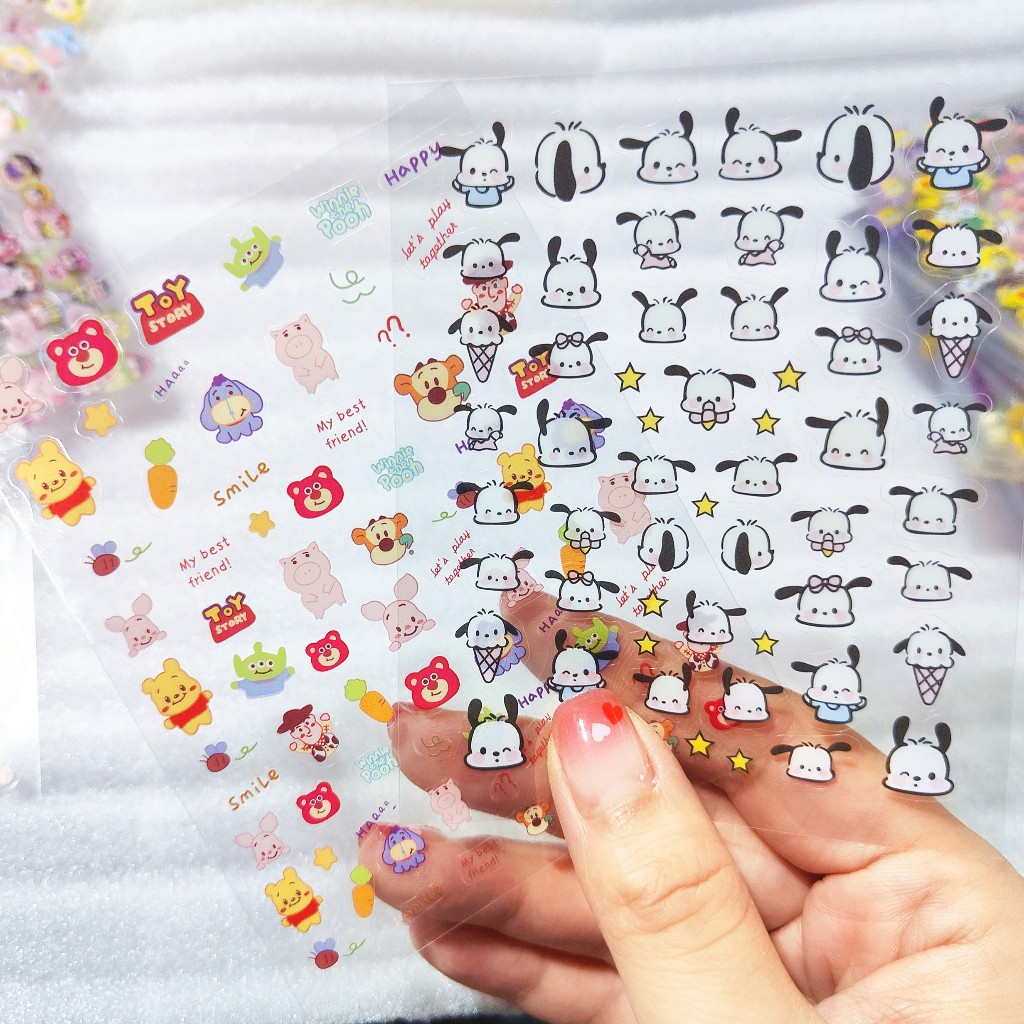 สติกเกอร์ ลายการ์ตูน Sanrio Capybara น่ารัก สําหรับตกแต่งสมุด DIY