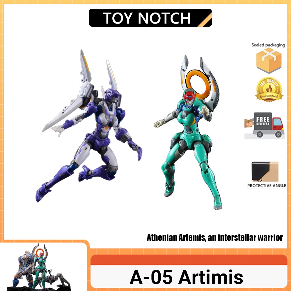 ของเล ่ น NOCH A-05 Artimis A-04 Athenia Athenia Athenia Artimis เคลื ่ อนย ้ ายได ้ Mecha รูปรูป As