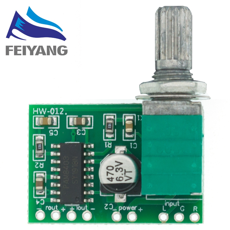 Pam8403 mini 5V ดิจิตอลแอมพลิฟายเออร ์ บอร ์ ดพร ้ อมสวิตช ์ potentiometer สามารถขับเคลื ่ อน USB ได ้