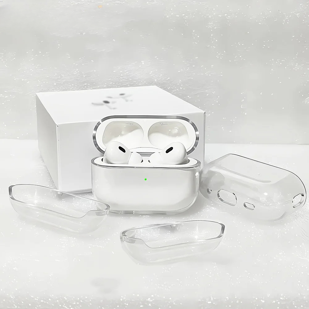 เคสสีใส สำหรับ Airpods 1/2 Airpods3 Airpods pro Airpods pro 2 gen1/gen2/gen3