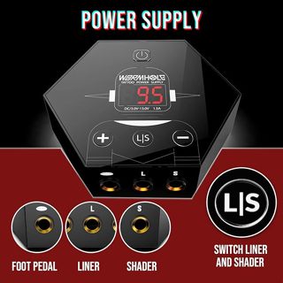 Wormhole Dual Tattoo Power Supply พร้อมสายไฟสําหรับเครื่องสั…