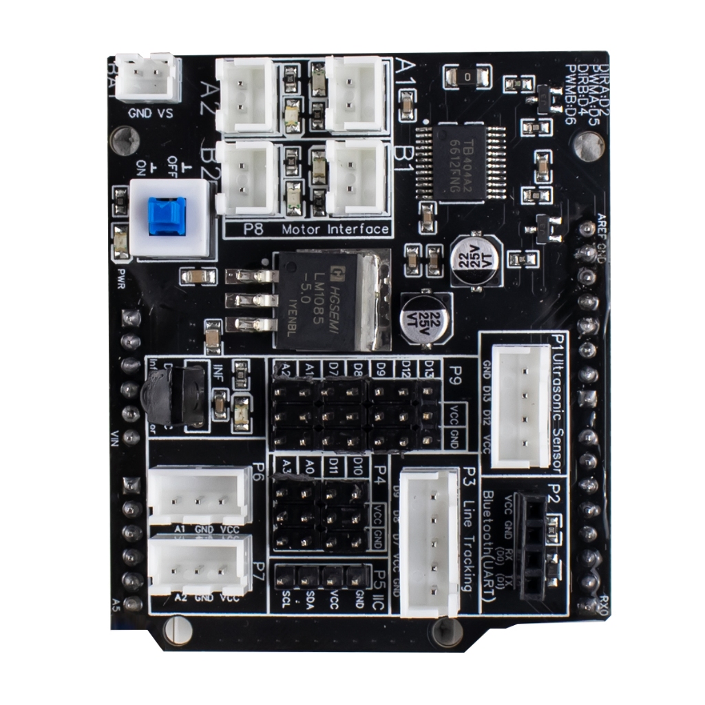 LAFVIN บอร์ดขยาย พร้อมมอเตอร์ไดรเวอร์ สําหรับหุ่นยนต์อัจฉริยะ - รูปที่ 2