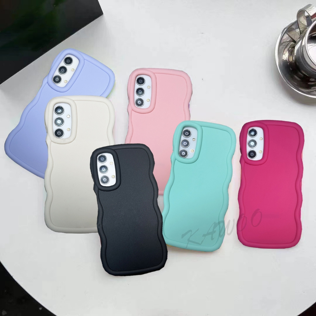 Oppo Reno 5 4 6 10 11 Pro 11F 7Z 6Z 5Z Bright Dopamine Color Curly Frame Soft TPU Case Cover