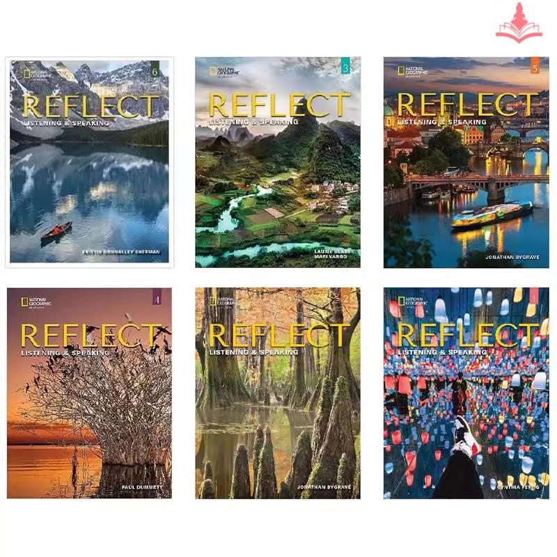 หนังสือเรียนและสมุดงานสำหรับนักเรียนมัธยมปลายและเด็ก— Students  National Geographic Textbook Workbook Exercise Book “Reflect  Listening & Speaking/ Reading & Writing Level 1/2/3/4/5/6”