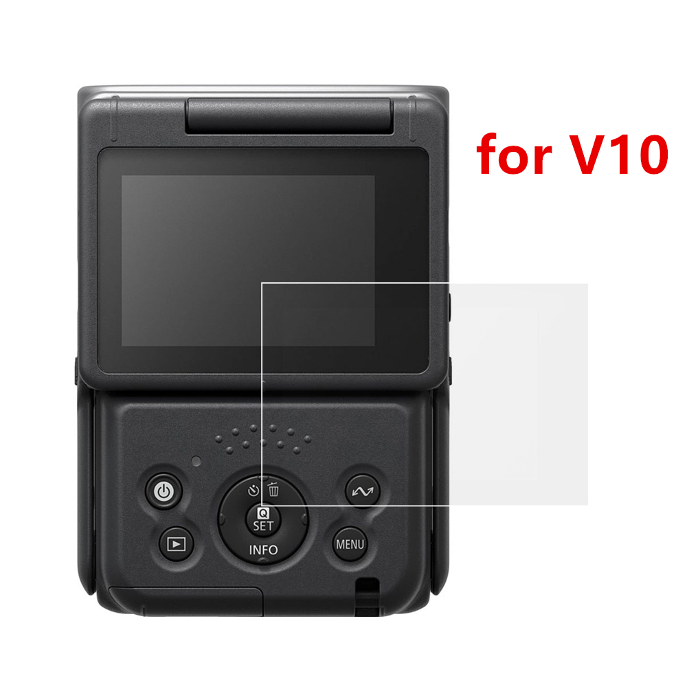 ฟิล์มกระจกกันรอยหน้าจอ LCD V10 สําหรับกล้อง Canon Powershot V10 Vlogging