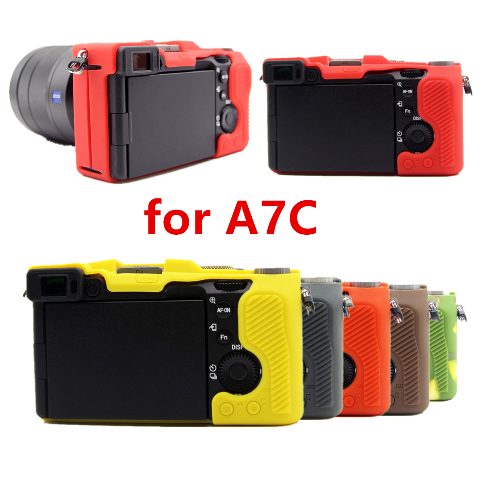 A7C เคสยางซิลิโคนกันรอยสําหรับ Sony Alpha 7C Ilce - 7C