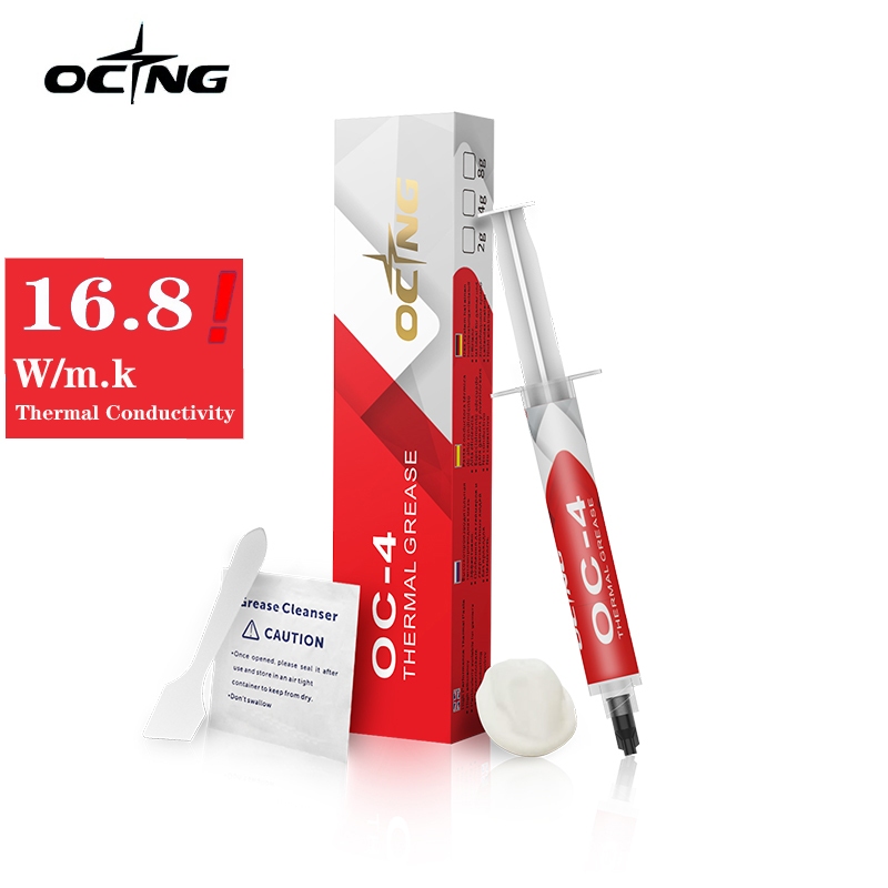 Ocng OC-4 Thermal Paste 2/4/8g 16.8W/mk สําหรับ CPU GPU กราฟิกการ ์ ด HeatSink Notebook Cooler Thermal Grease Paste Compound