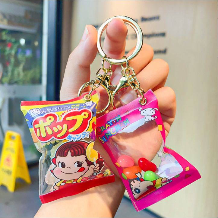 ใหม ่ การ ์ ตูน Inflatable Candy จี ้ Candy ถุงขนมพวงกุญแจกระเป ๋ าเป ้ สะพายหลังจี ้