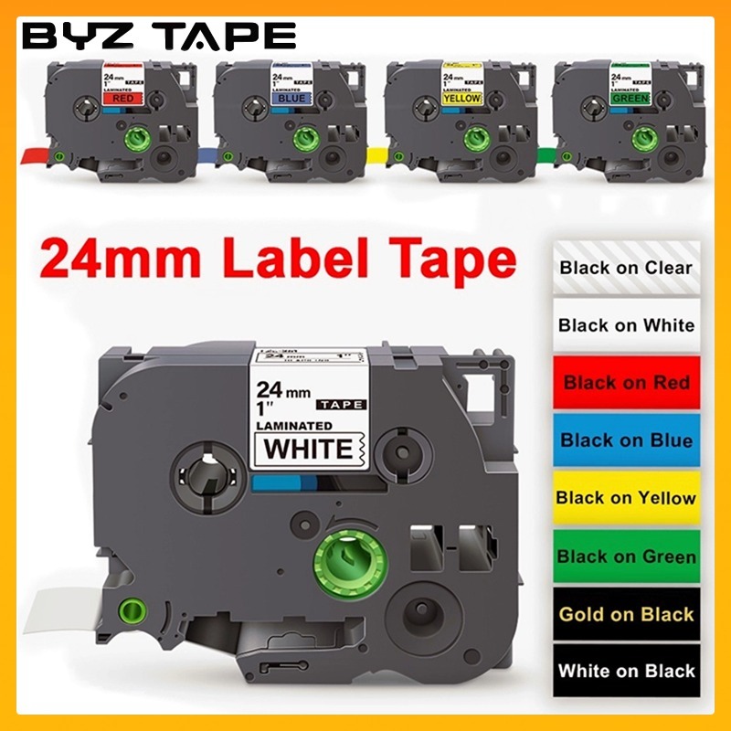 เทปฉลาก tze251 24 มม. สําหรับ Brother tze251 TZe151 TZe451 TZe551 TZe651 TZe751 TZe851 TZe354 TZe355