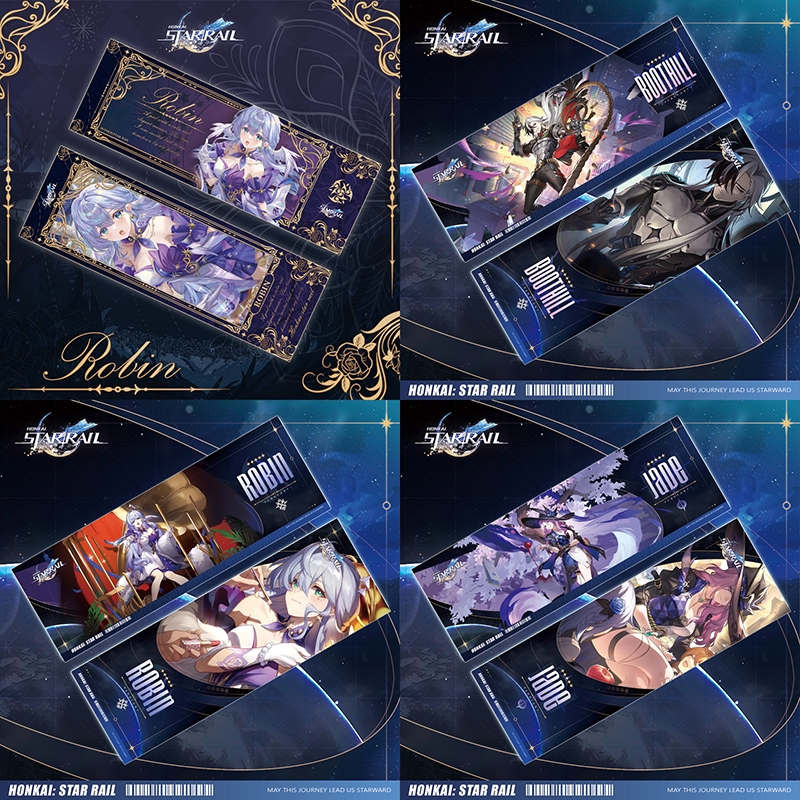ตั ๋ วเลเซอร ์ บุ ๊ คมาร ์ ค Star Rail Robin Jade บุ ๊ คมาร ์ คสองด ้ าน