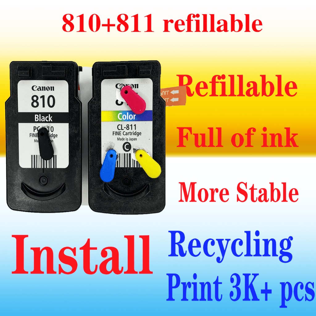 Pg 810 CL 811 ตลับหมึกสําหรับ Canon pg810 CL811 pg810 PIXMA iP2770 iP2772 MX328 MX338 MX347 MX357 MP