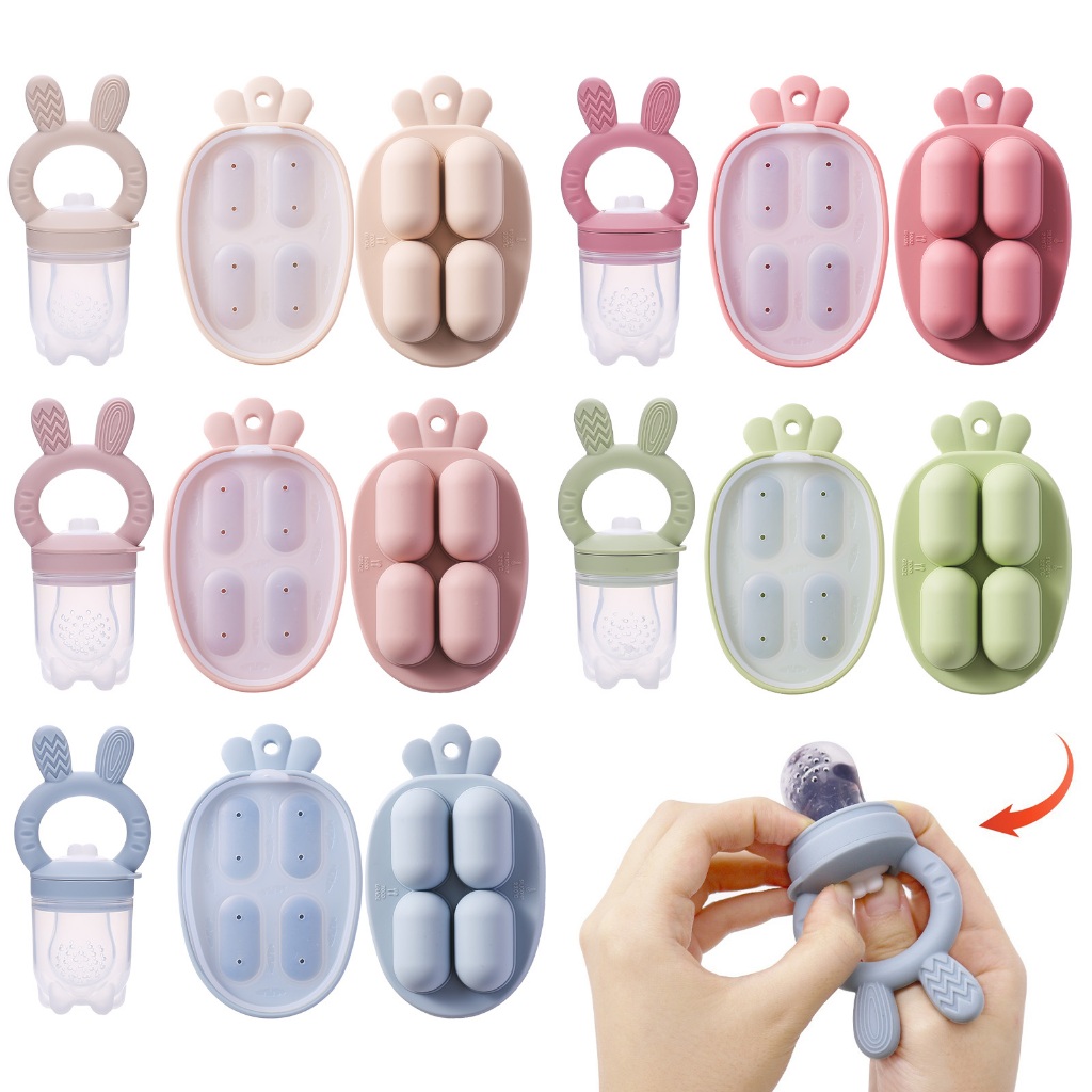 อาหารเด ็ ก & ผลไม ้ Feeder ซิลิโคน Pacifier จุกนมยางกัดอาหารตารางแม ่ พิมพ ์ การให ้ อาหารเด ็ กอาหารเสริมเครื ่ องมือ