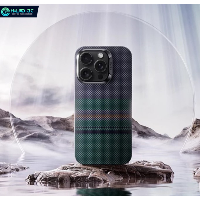 Benks Kevlar Aramid fiber Aurora ArmorAir Magnetic case เข ้ ากันได ้ กับ iphone 16/15 กรณีกันกระแทกสําหรับ iphone 16 pro max กรณีป ้ องกันเกรดทหาร