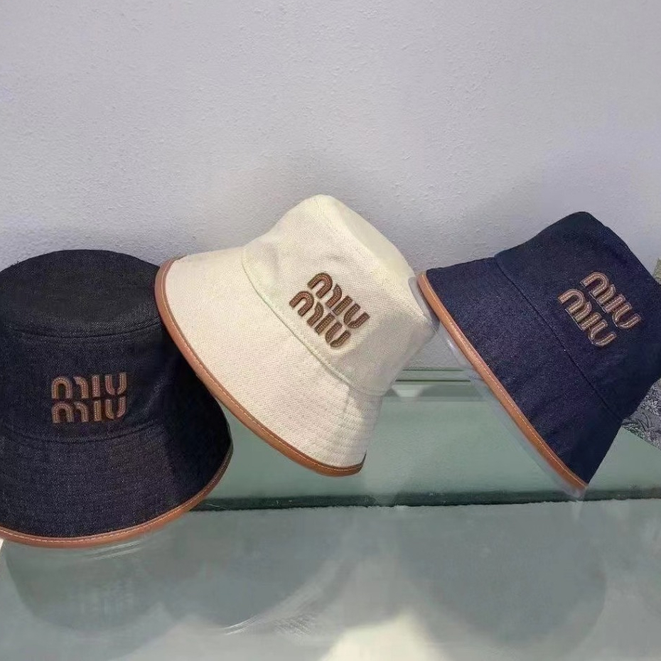 2024 M *IU หมวกตกปลา UNISEX CANVAS ใหม ่
