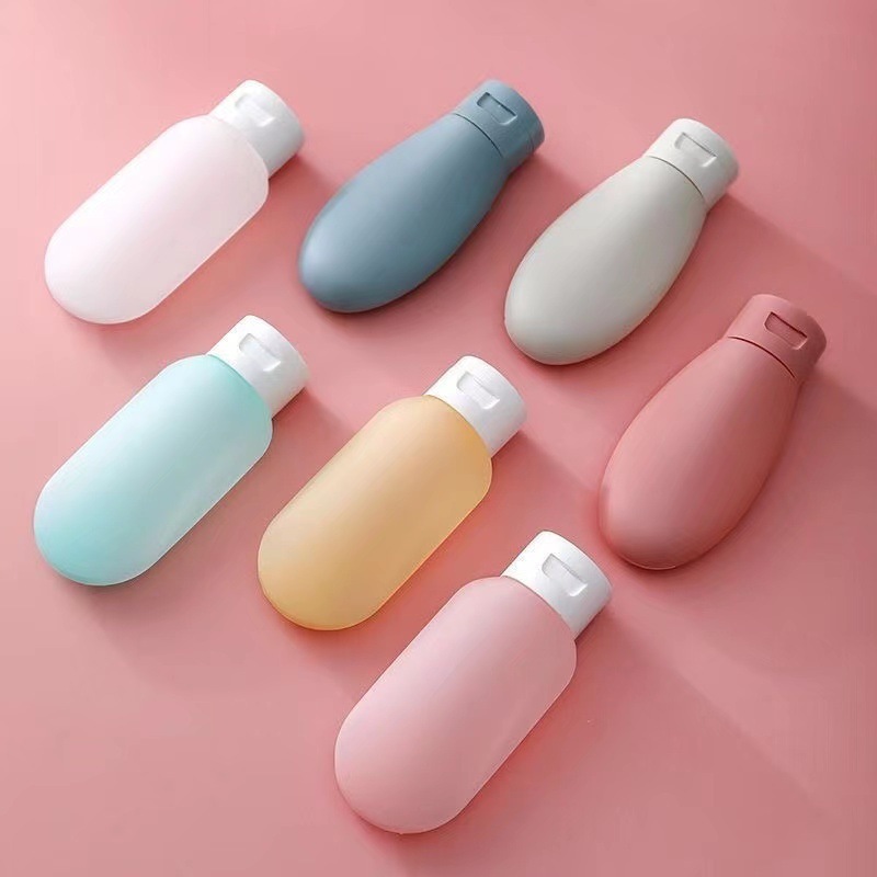 ขวดเปล่า แบบบีบ เติมได้ ขนาด 60 มล. สําหรับใส่โลชั่น แชมพู ครีมอาบน้ํา เหมาะกับการพกพาเดินทาง