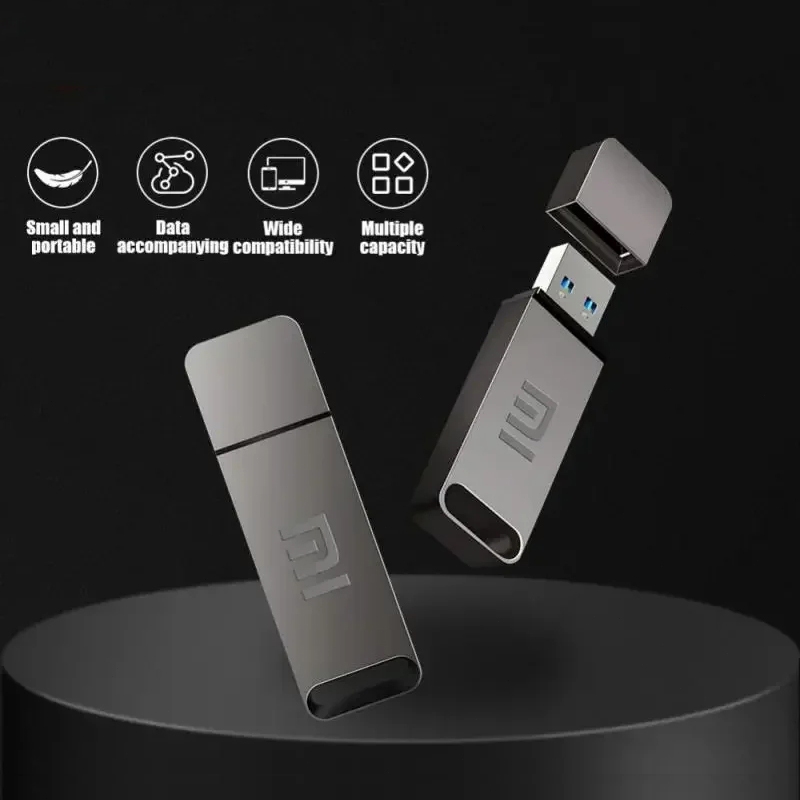 Xiaomi USB 1TB OTG โลหะ USB 3.1 ปุ่มไดร์เวอร์ปากกา 2TB 4TB 8TB ความเร็วสูงแฟลชไดร์เวอร์ Memory Stick กันน้ําเหมาะสําหรับคอมพิวเตอร์โทรศัพท์มือถือ