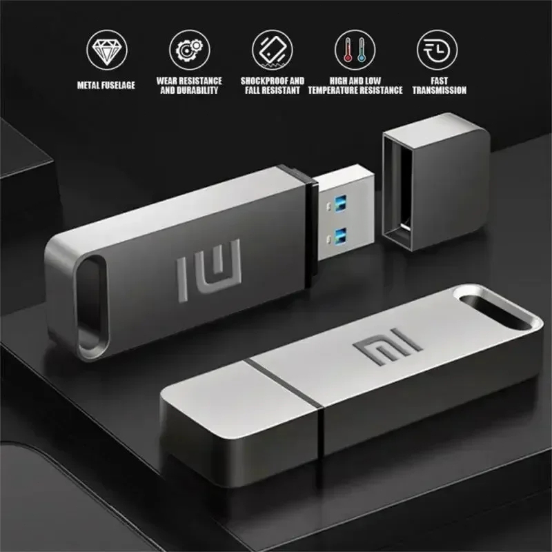 Xiaomi USB 1TB OTG โลหะ USB 3.1 ปุ่มไดร์เวอร์ปากกา 2TB 4TB 8TB ความเร็วสูงแฟลชไดร์เวอร์ Memory Stick กันน้ําเหมาะสําหรับคอมพิวเตอร์โทรศัพท์มือถือ