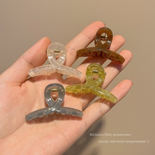 กิ ๊ บติดผม Jelly Color Small Shark Clip Bangs Hairpin