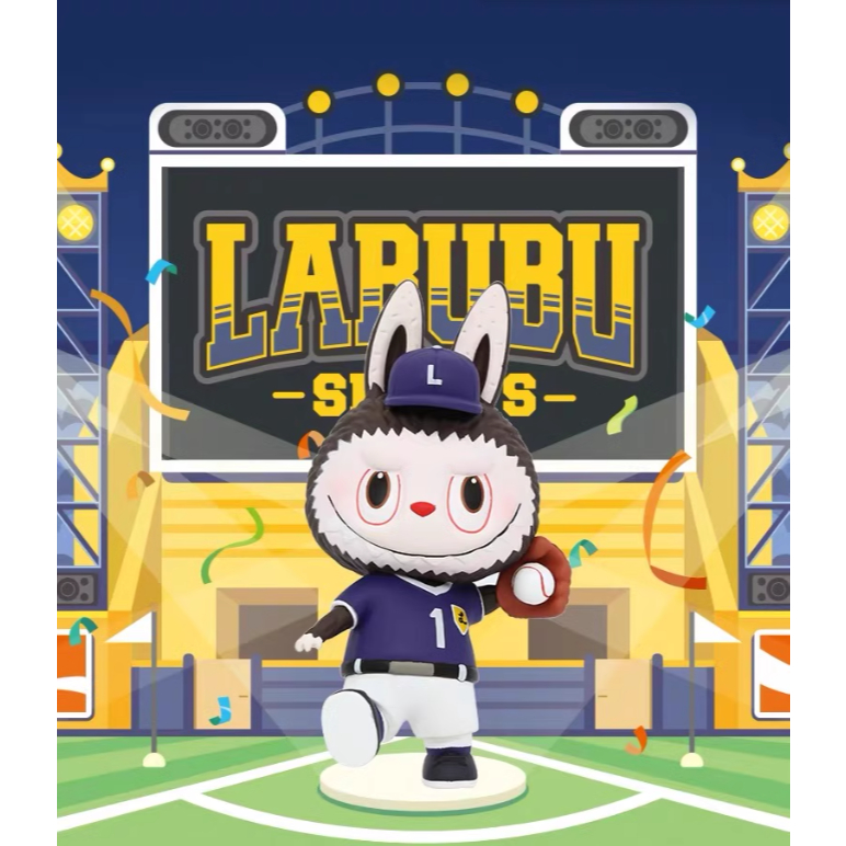 Popmart LABUBU Sports Series Mystery Box Figure เครื ่ องประดับของขวัญเล ่ นอินเทรนด ์