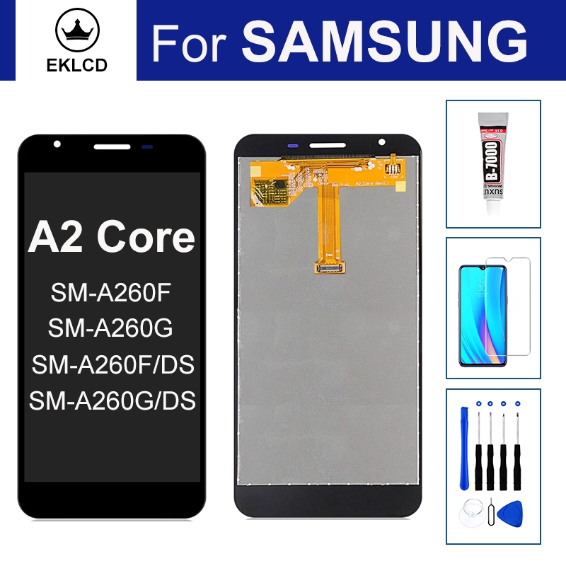 สําหรับ Samsung Galaxy A2 Core A260 A260F จอแสดงผล LCD SM-A260G/DS เปลี่ยนชุดหน้าจอสัมผัส