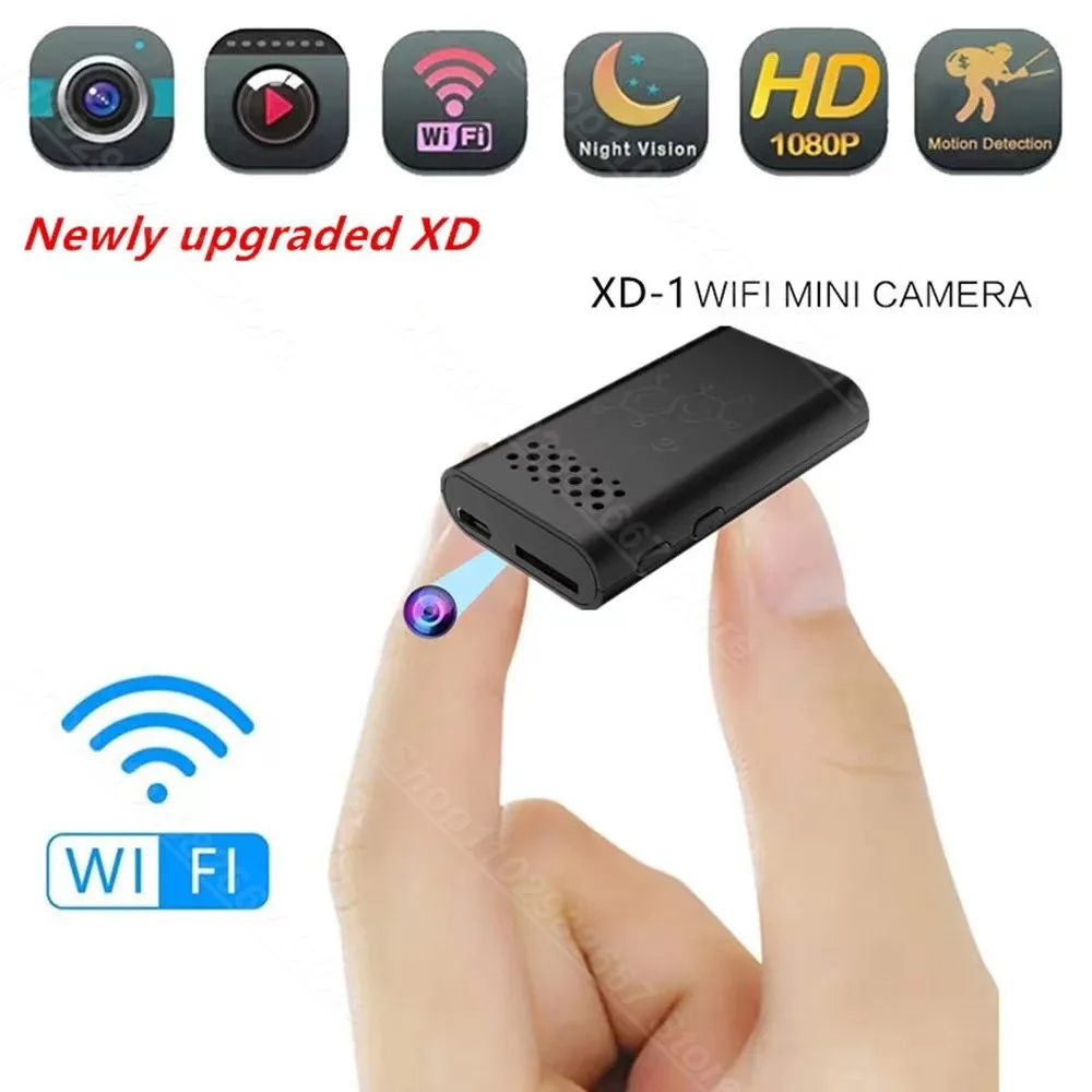กล้องขนาดเล็ก Wifi กล้องวิดีโอ Full HD 1080P เครื่องบันทึกวิดีโอ การตรวจจับการเคลื่อนไหวขนาดเล็ก Nig