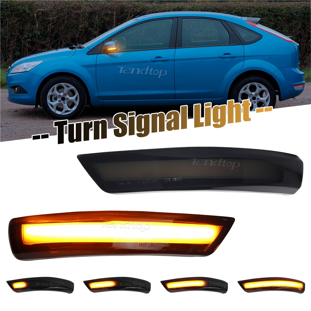 ไฟเลี้ยว LED ติดกระจกมองหลัง สําหรับ Ford Focus 2 3 Mk2 Mk3 EU Mondeo Mk4 2008-2016 2 ชิ้น