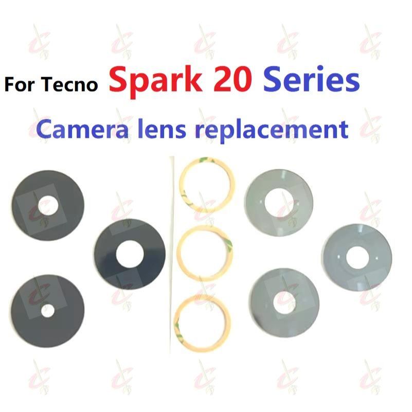 เลนส์กล้อง (Camera Lens) สําหรับ Tecno Spark 20C 20 Pro + KJ5 KJ6 BG7n BG7 KJ7