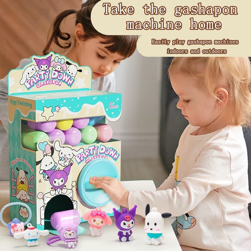 ใหม่Sanrioแคปซูลเครื่องGacha DIY SurpriseแคปซูลKurome/Hello Kitty/Cinnamorollการ์ตูนสุ่มตุ๊กตากล่องตาบอดของเล่นเด็กของขวัญ