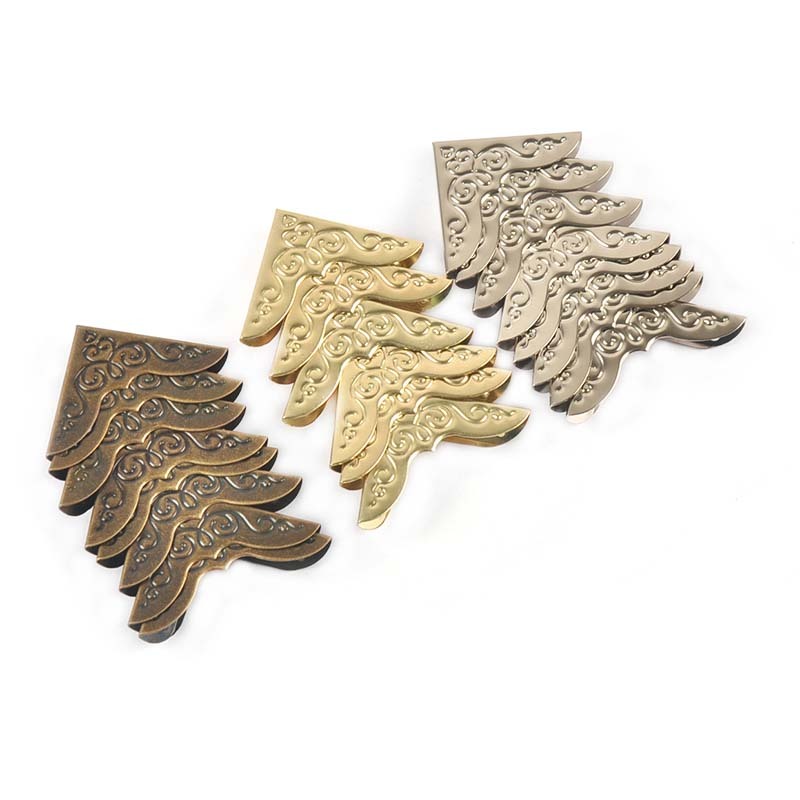 20pcs 30x30x4.5mm Bronze/Silver Book มุม Protectors สําหรับสมุดภาพ DIY อัลบั้มฝาครอบ Menus โฟลเดอร์เมนู Decor โลหะหัตถกรรม CP3062