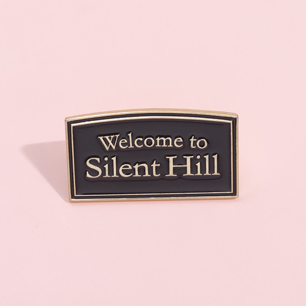 เกมสยองขวัญยินดีต้อนรับสู่ Silent Hill เข็มกลัด Pins เข็มกลัดโลหะ Badge กระเป๋าเป้สะพายหลังเสื้อผ้าอุปกรณ์เสริมของขวัญ